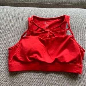 Buff Bunny Red sports bra